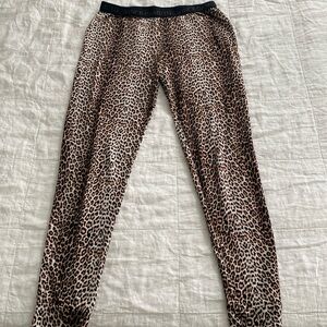 Leopard print lounge pant